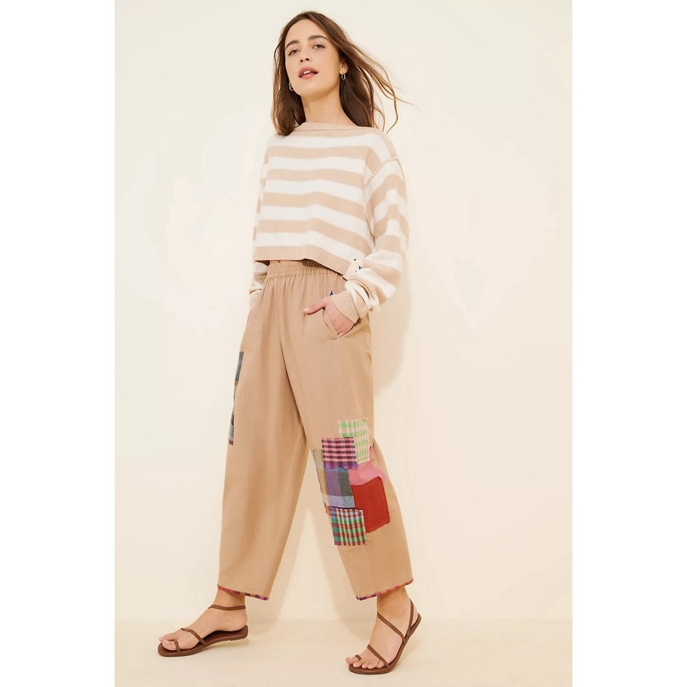 ANTHROPOLOGIE Patchwork Pants - image 1